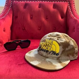 The North Face Camo Cap + Free Sunglasses